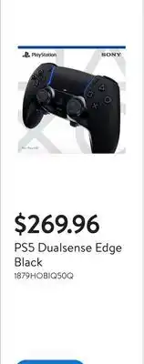 Walmart PS5 Dualsense Edge Black offer