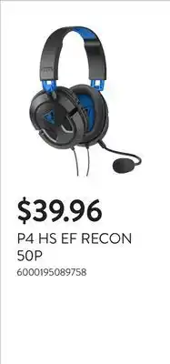 Walmart P4 HS EF RECON 50P offer