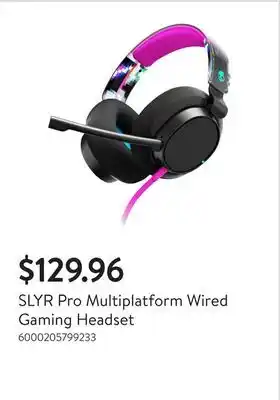 Walmart SLYR Pro Multiplatform Wired Gaming Headset offer