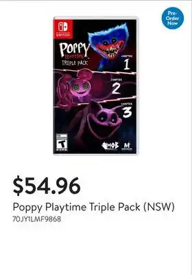 Walmart Poppy Playtime Triple Pack (NSW) offer