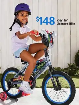 Walmart Kids' 16 Licensed Bike offer