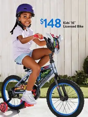 Walmart Kids' 16 Licensed Bike offer