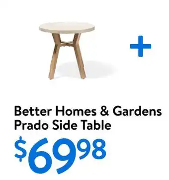 Walmart Better Homes * Gardens Prado Side Table offer