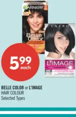 Shoppers Drug Mart BELLE COLOR or L'IMAGE HAIR COLOUR offer