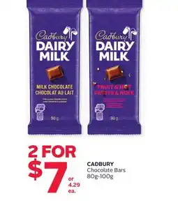 Rexall Chocolate Bars offer