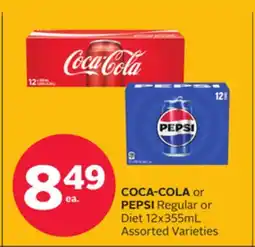 Rexall COCA-COLA or PEPSI Regular or Diet offer