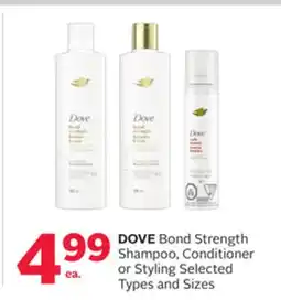 Rexall DOVE Bond Strength Shampoo, Conditioner or Styling offer