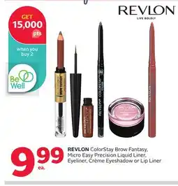 Rexall ColorStay Brow Fantasy, Micro Easy Precision Liquid Liner, Eyeliner, Crème Eyeshadow or Lip Liner offer