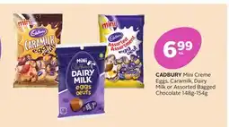 Rexall CADBURY Mini Creme Eggs, Caramilk, Dairy Milk or Assorted Bagged Chocolate offer