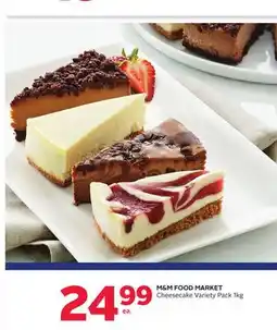 Rexall M & M FOOD MARKET Cheesecake Variety Pack offer