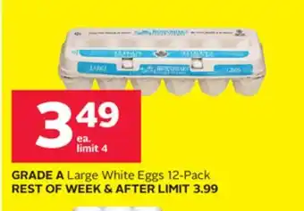 Rexall GRADE A Large White Eggs offer