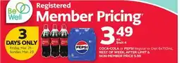 Rexall COCA-COLA or PEPSI Regular or Diet offer