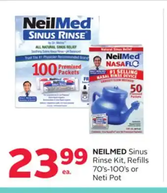 Rexall NEILMED Sinus Rinse Kit, Refills 70's-100's or Neti Pot offer