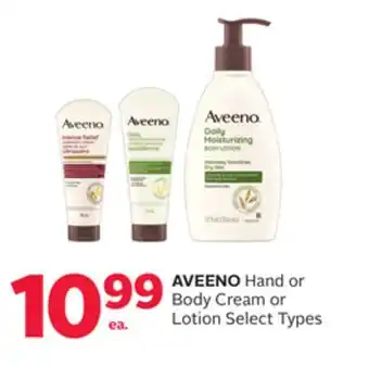 Rexall AVEENO Hand or Body Cream or Lotion offer