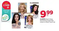 Rexall CLAIROL Nice'n Easy Permanent Cream Hair Colour or Root Touch-Up offer