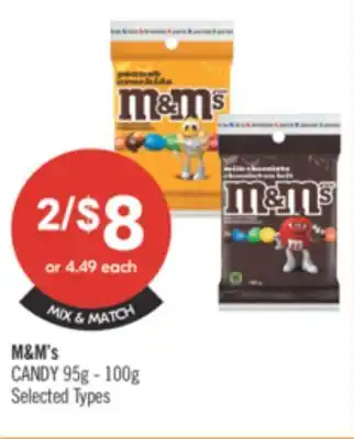 Shoppers Drug Mart M&M's CANDY offer