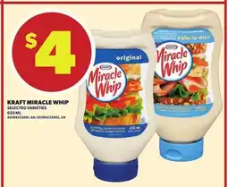 Independent City Market KRAFT MIRACLE WHIP, 650 ML offer