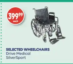 Wellwise by Shoppers SELECTED WHEELCHAIRS Drive Medical Silver Sport offer