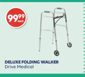 Wellwise by Shoppers DELUXE FOLDING WALKER Drive Medical offer