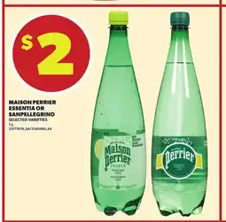 Independent City Market MAISON PERRIER ESSENTIA OR SANPELLEGRINO, 1 L offer