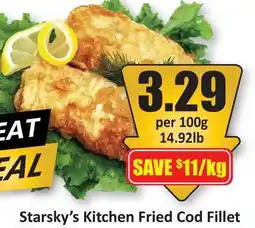 Starsky Kitchen Fried Cod Fillet offer