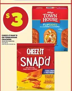 Independent City Market CHEEZ-IT SNAP'D OR TOWN HOUSE CRACKERS, 213-391 G offer