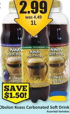 Starsky Obolon Kvass Carbonated Soft Drink offer