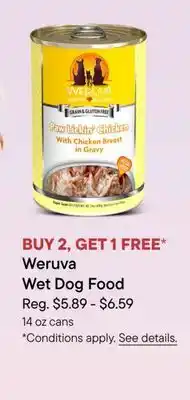 Petvalu Weruva Wet Dry Dog Food offer