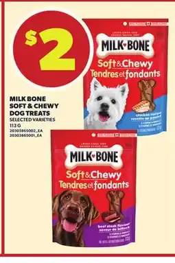 Independent City Market MILK BONE SOFT & CHEWY DOG TREATS, 113 G offer