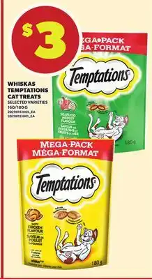 Independent City Market WHISKAS TEMPTATIONS CAT TREATS, 160/180 G offer