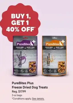 Petvalu PureBites Plus Freeze Dried Dog Treats offer