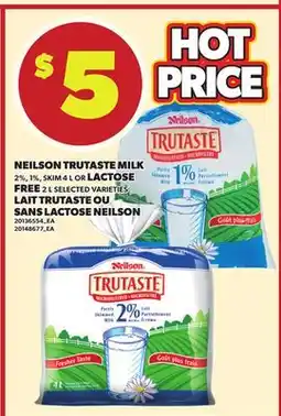 Independent City Market NEILSON TRUTASTE MILK, 2%, 1%, SKIM 4 l OR LACTOSE FREE, 2 L offer