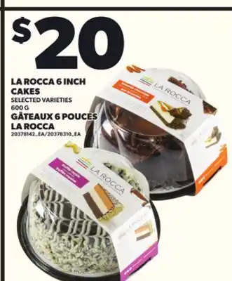 Independent City Market LA ROCCA 6 INCH CAKES, 600 G offer