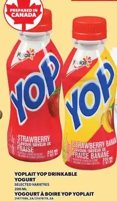 Independent City Market YOPLAIT YOP DRINKABLE YOGURT, 200 ML offer