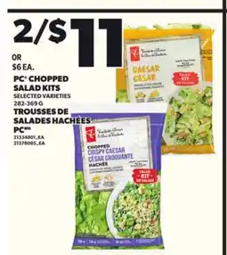 Independent City Market PC CHOPPED CHOPPED SALAD KITS, 282-369 G offer