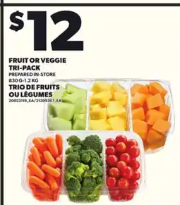 Independent City Market FRUIT OR VEGGIE TRI-PACK, 830 G-1.2 KG offer