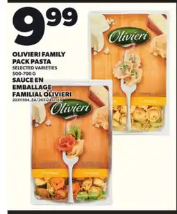 Independent City Market OLIVIERI FAMILY PACK PASTA, 500-700 G offer