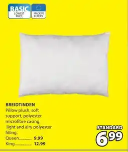 JYSK BREIDTINDEN Pillow plush offer