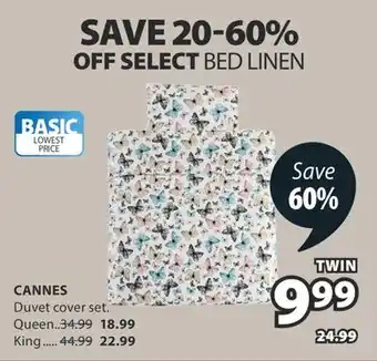 JYSK CANNES Duvet cover set offer