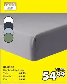 JYSK Bamboo fitted sheet offer