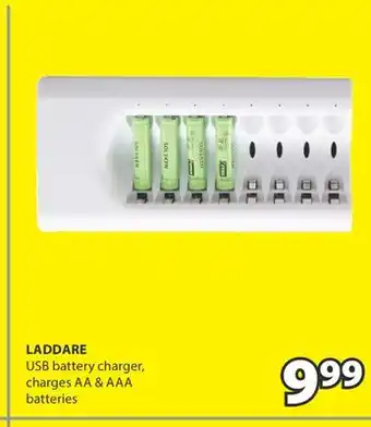 JYSK LADDARE USB battery charger offer