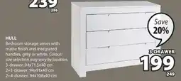 JYSK HULL Bedroom storage series offer