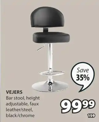 JYSK VEJERS Bar stool offer