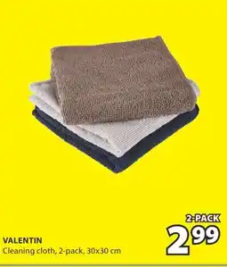 JYSK VALENTIN Cleaning cloth 2 - pack offer