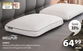 JYSK VARDO Memory foam pillow offer