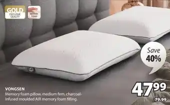 JYSK VONGSEN Memory foam pillow offer