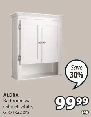 JYSK ALDRA Bathroom wall cabinet, white offer