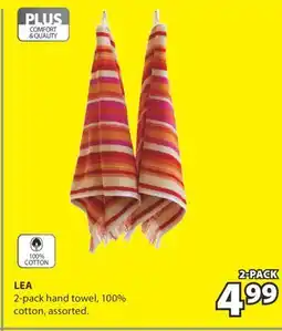 JYSK LEA 2-pack hand towel offer