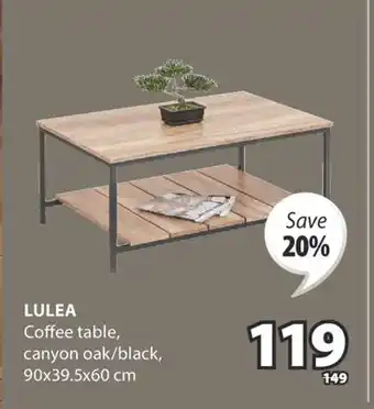 JYSK LULEA Coffee table offer