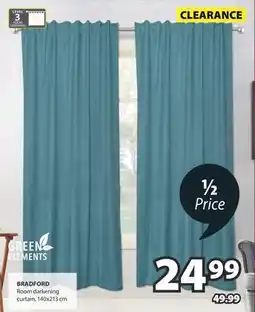 JYSK BRADFORD Room darkening curtain offer